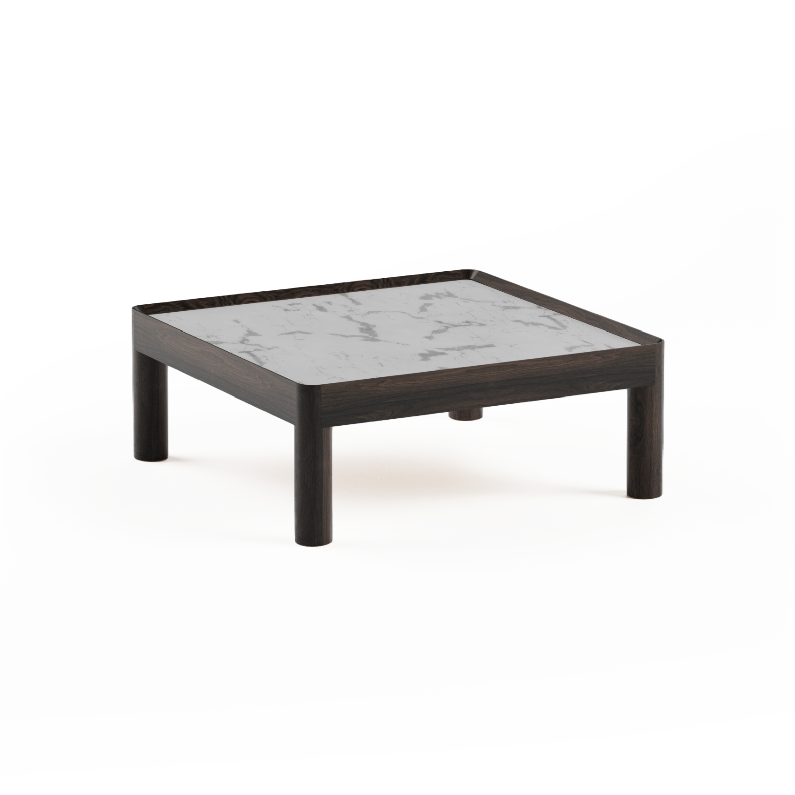 INSET MID Coffee Table in Ebony Oak Wood