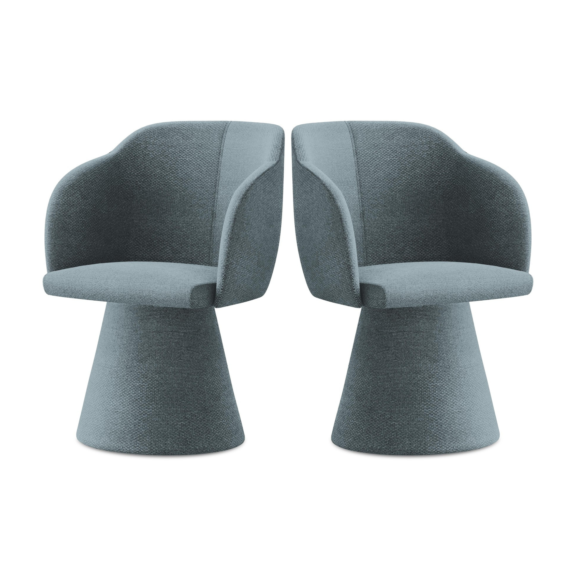 Židle KANOA džínová modrá boucle