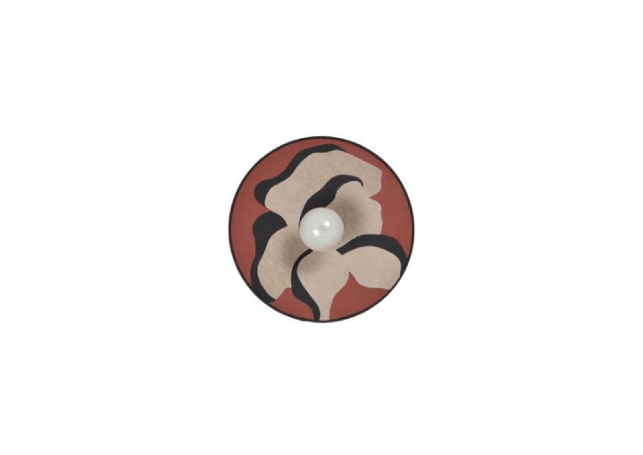 Kinkiet SONIA LAUDET karminowy Market Set Ø40 cm   Eye on Design