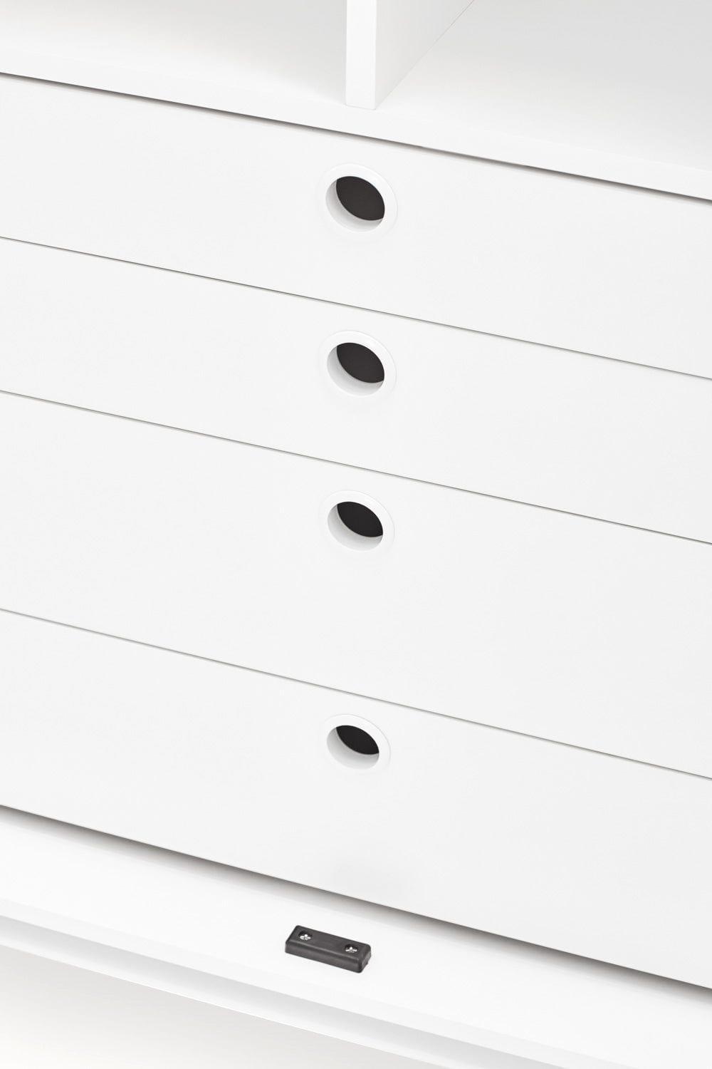 Komoda wysoka PUNTO biały Teulat    Eye on Design