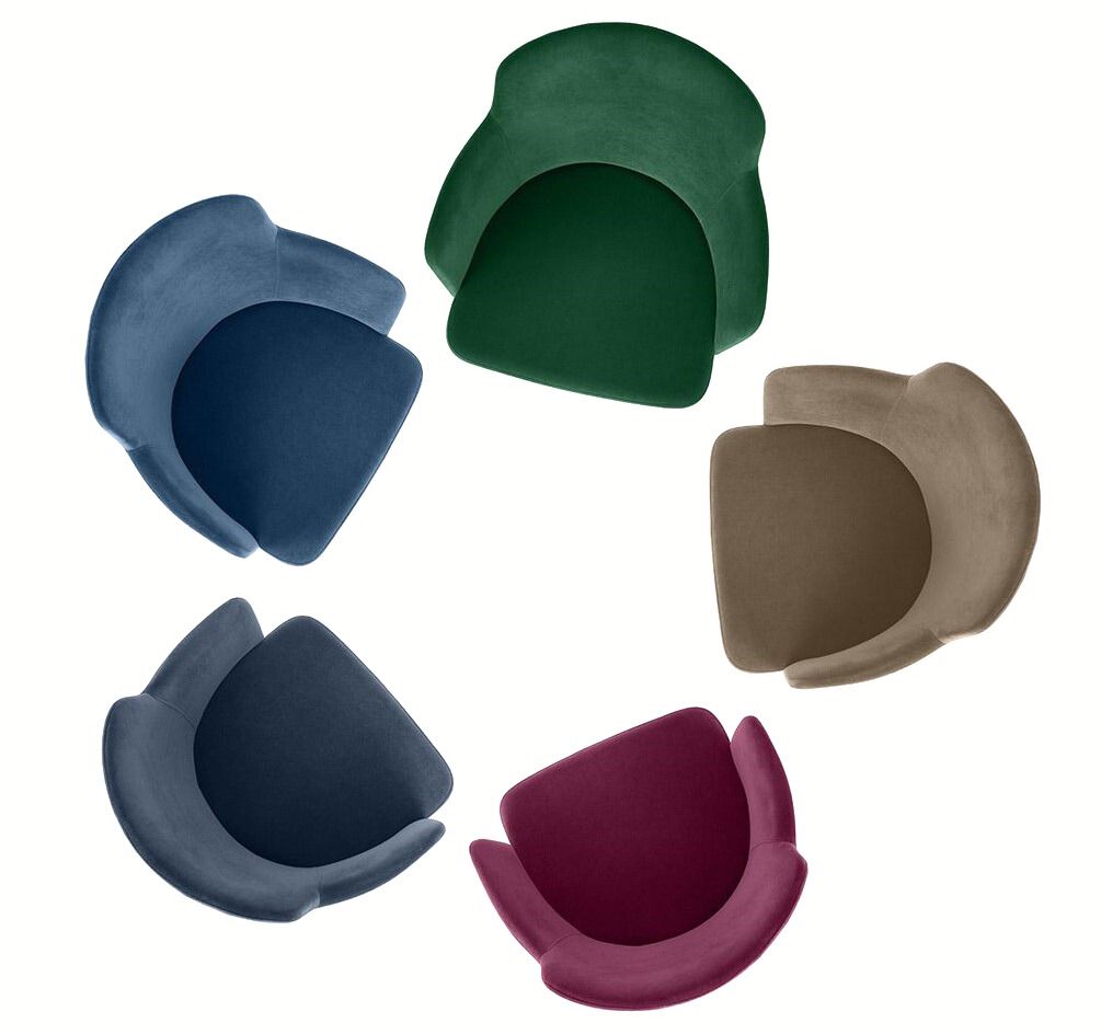 Křeslo s opěrkami LAGOM čalouněné