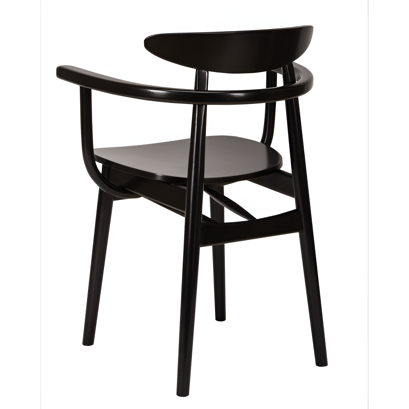 Krzesło z podłokietnikami YESTERDAY B-4101 drewniany