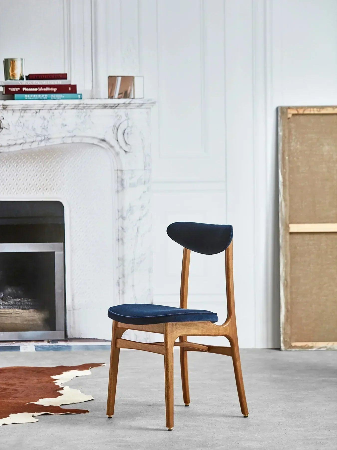 Krzesło 200-190 zielony w tkaninie Velvet Olive 366 concept    Eye on Design