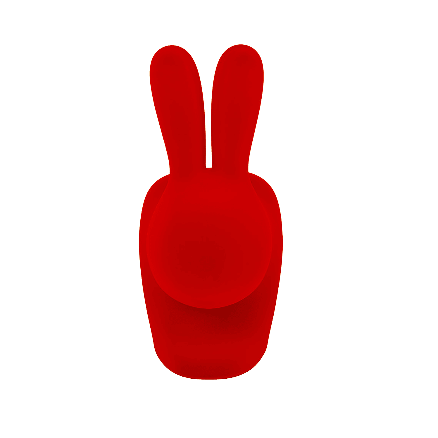 Krzesło BABY RABBIT VELVET czerwony Qeeboo    Eye on Design