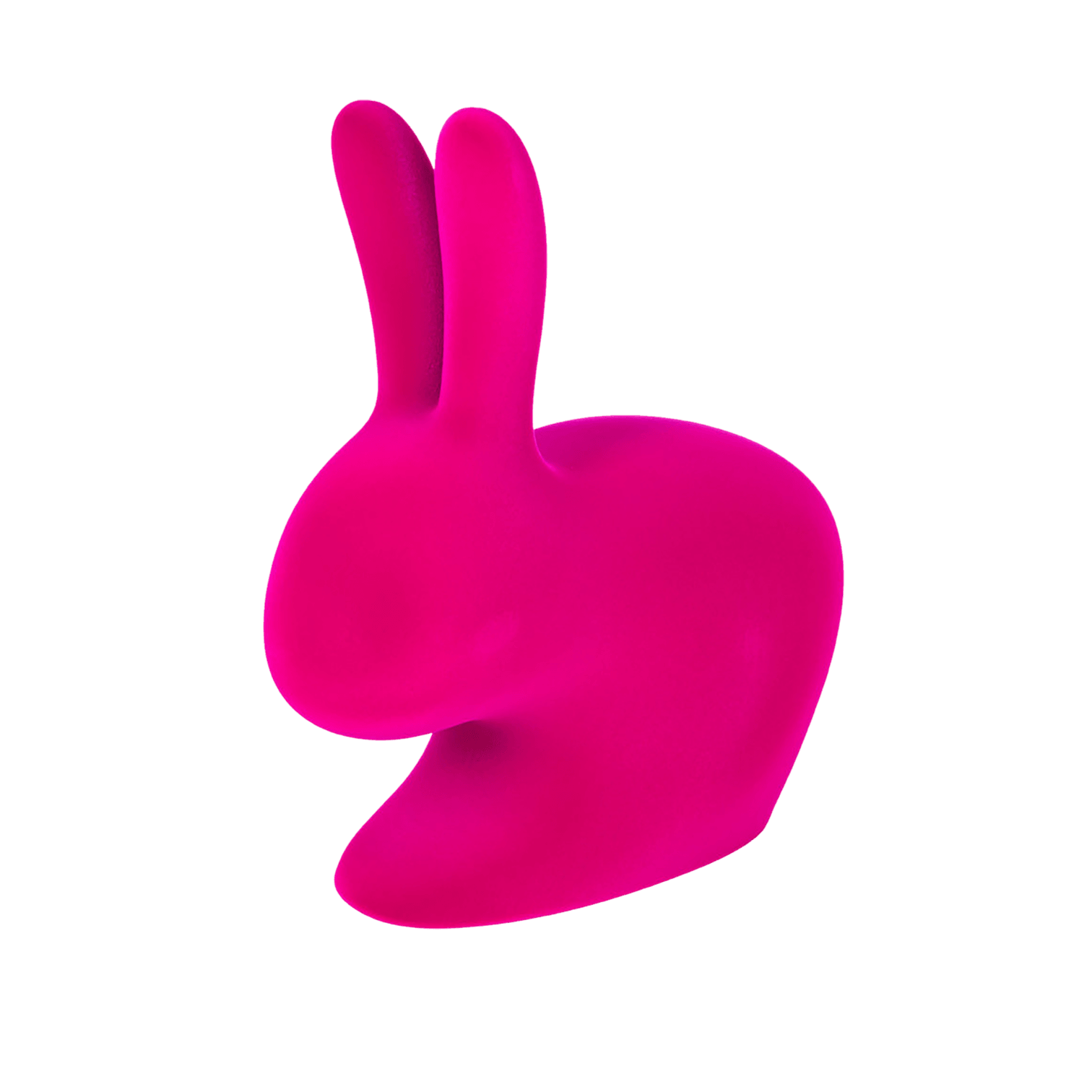 Krzesło BABY RABBIT VELVET fuksja Qeeboo    Eye on Design