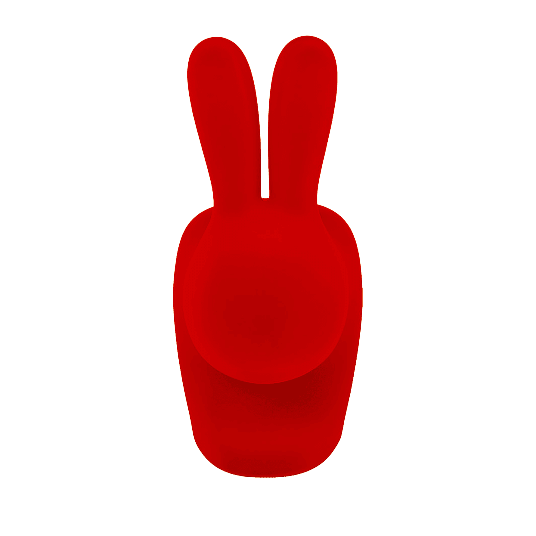 Krzesło RABBIT VELVET czerwony Qeeboo    Eye on Design