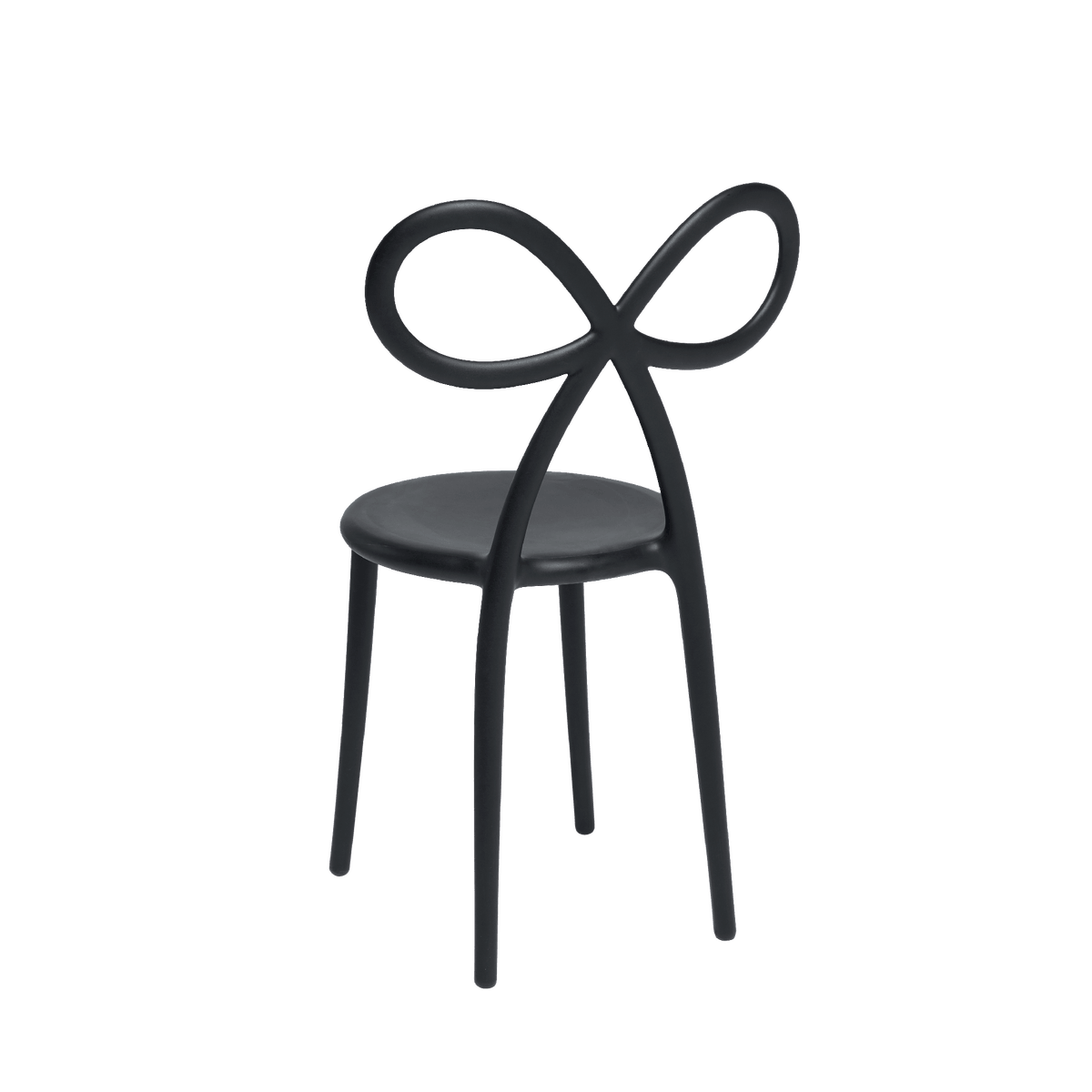 Krzesło RIBBON czarny do jadalni – styl nowoczesny