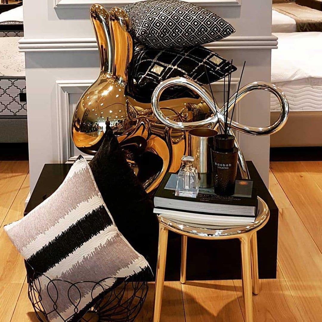 Krzesło RIBBON srebrny Qeeboo    Eye on Design