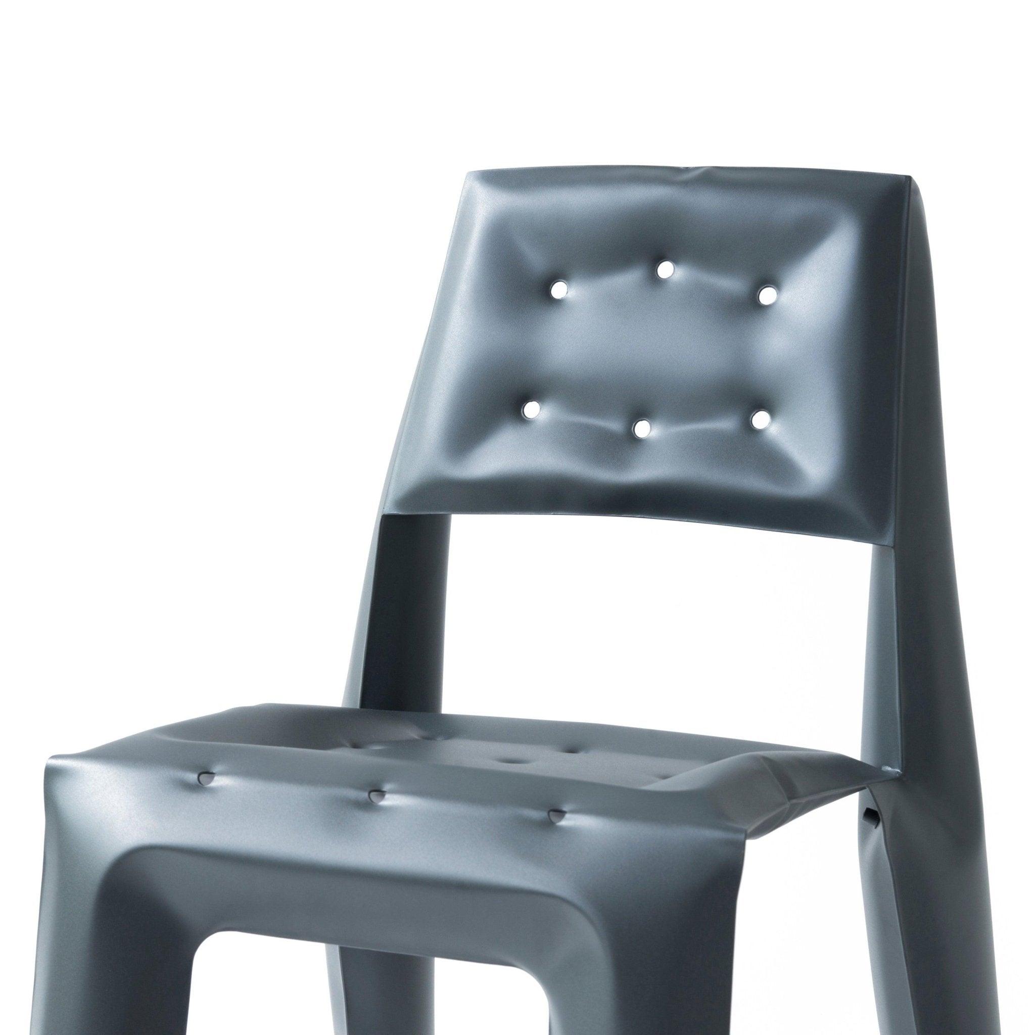Krzesło stalowe CHIPPENSTEEL 0.5 grafitowy szary mat – Zieta Studio