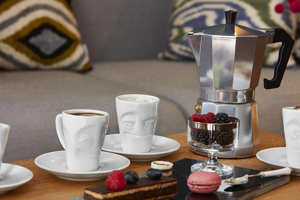 Kubeczek do espresso BAFFLED biały – 58products