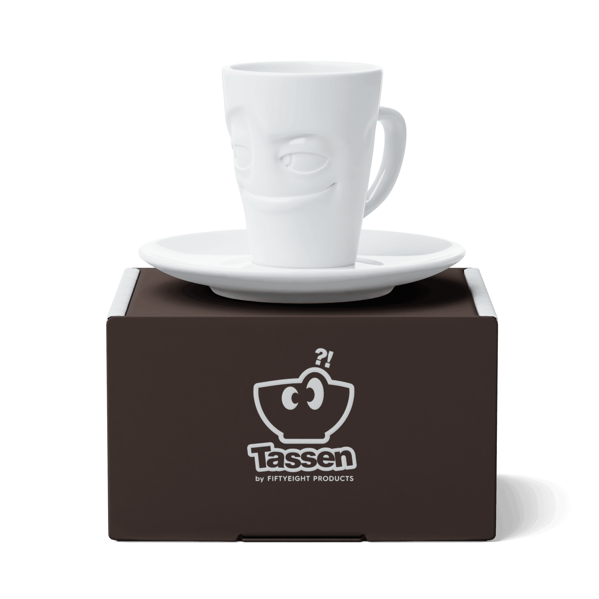 Kubeczek do espresso IMPISH biały, marka 58products