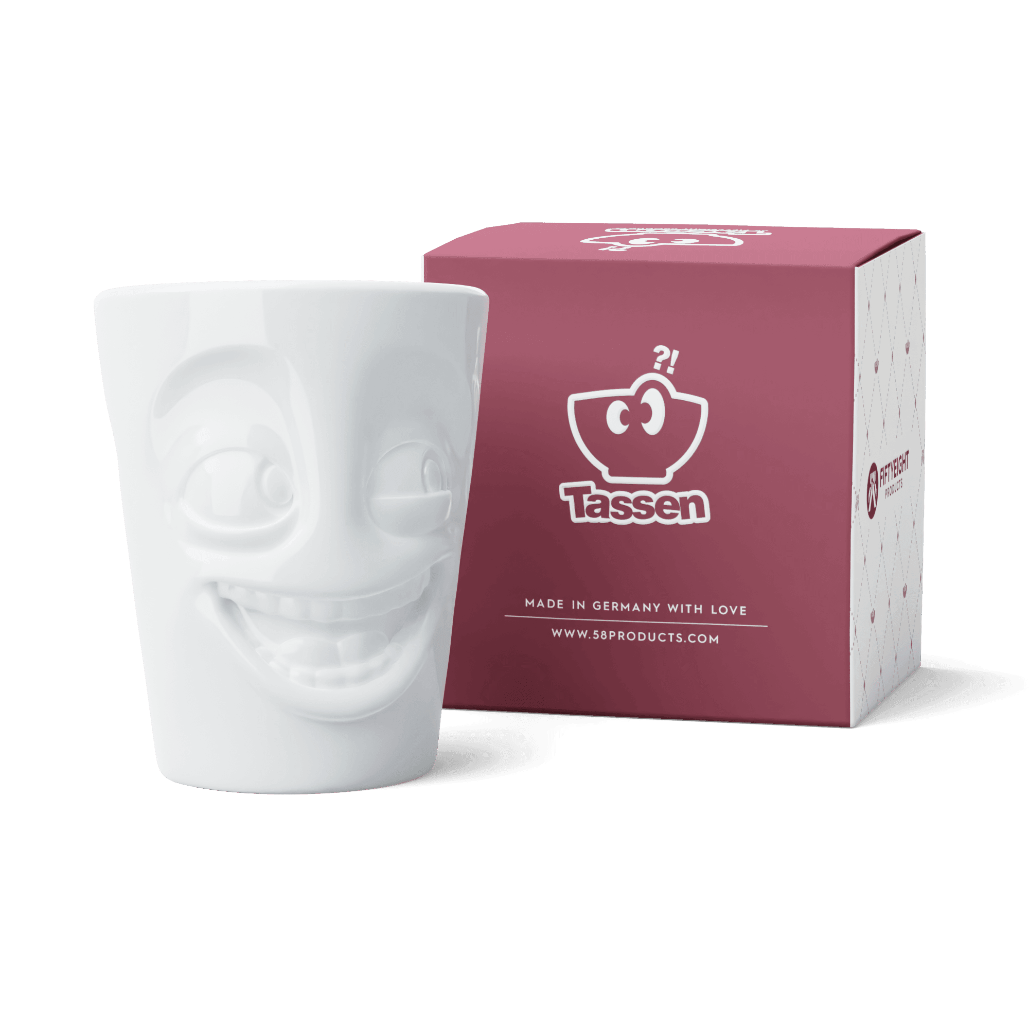 Kubek JOKING biały – 58products