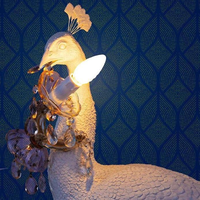 Lampa dekoracyjna PEACOCK biały Seletti    Eye on Design