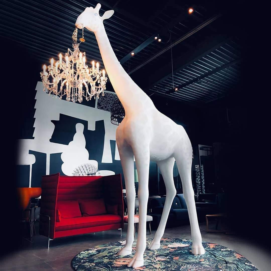 Lampa GIRAFFE IN LOVE XL biała Qeeboo    Eye on Design