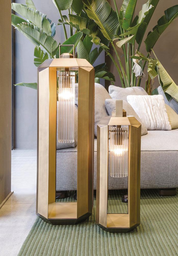 Lampa podłogowa CUBE złoty Contardi    Eye on Design