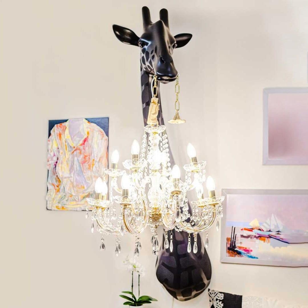 Lampa ścienna GIRAFFE IN LOVE czarna Qeeboo    Eye on Design