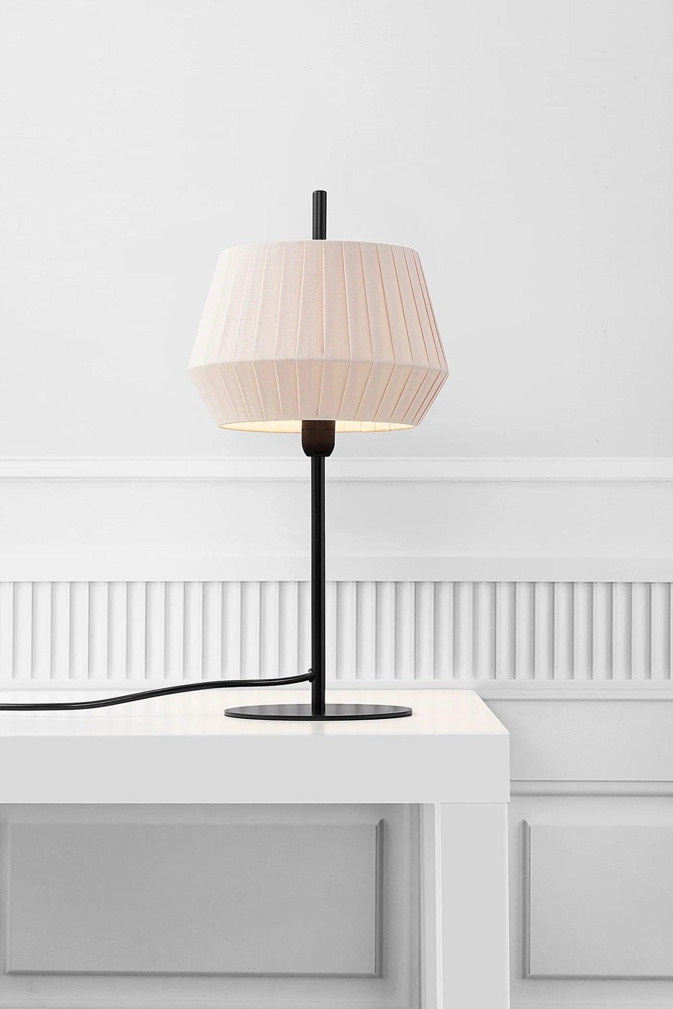 Lampa stołowa DICTE beżowy – bawełna, Nordlux