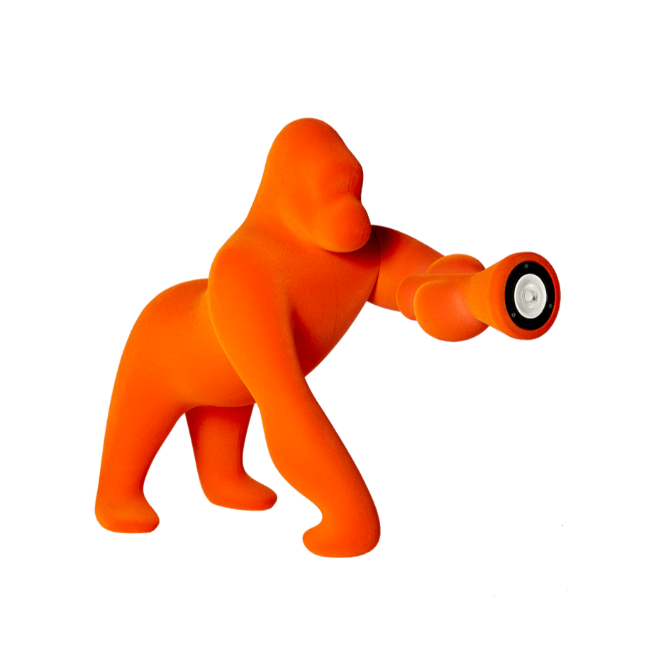 Lampa stołowa KONG VELVET pomarańczowy Qeeboo    Eye on Design