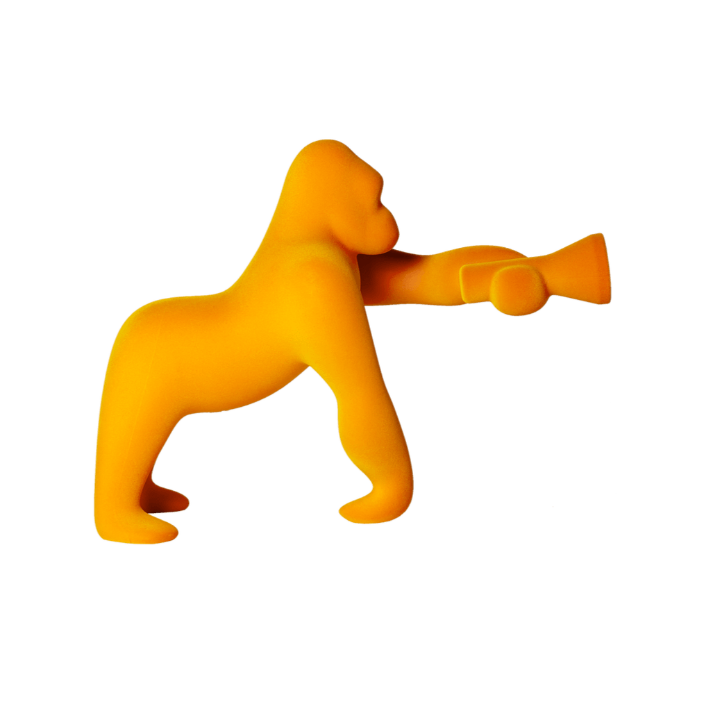 Lampa stołowa KONG VELVET żółty Qeeboo    Eye on Design