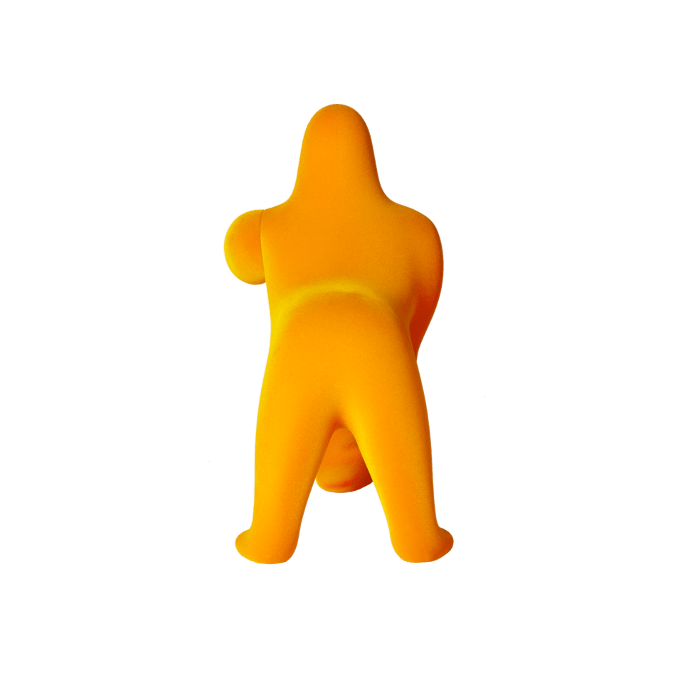 Lampa stołowa KONG VELVET żółty Qeeboo    Eye on Design