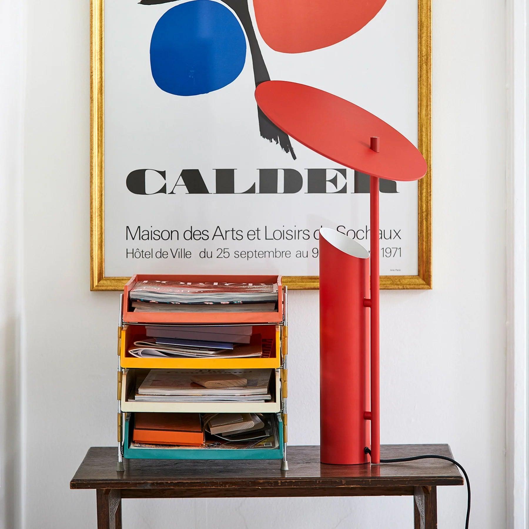 Lampa stołowa REFLECT czerwony Verpan    Eye on Design