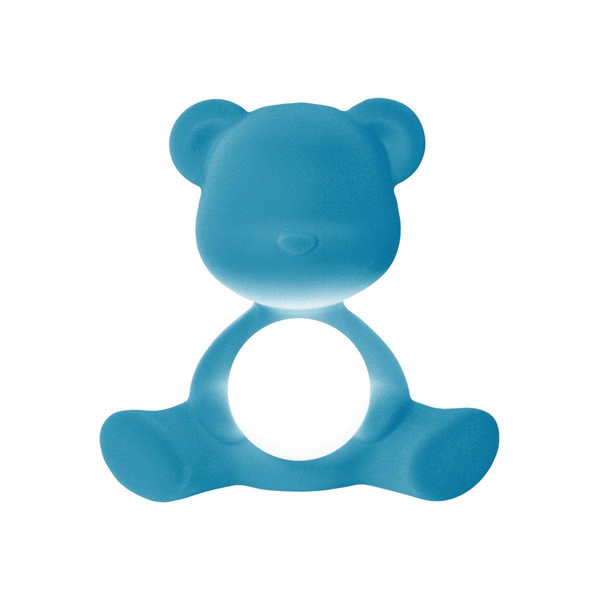 Lampa TEDDY GIRL VELVET błękitna Qeeboo    Eye on Design