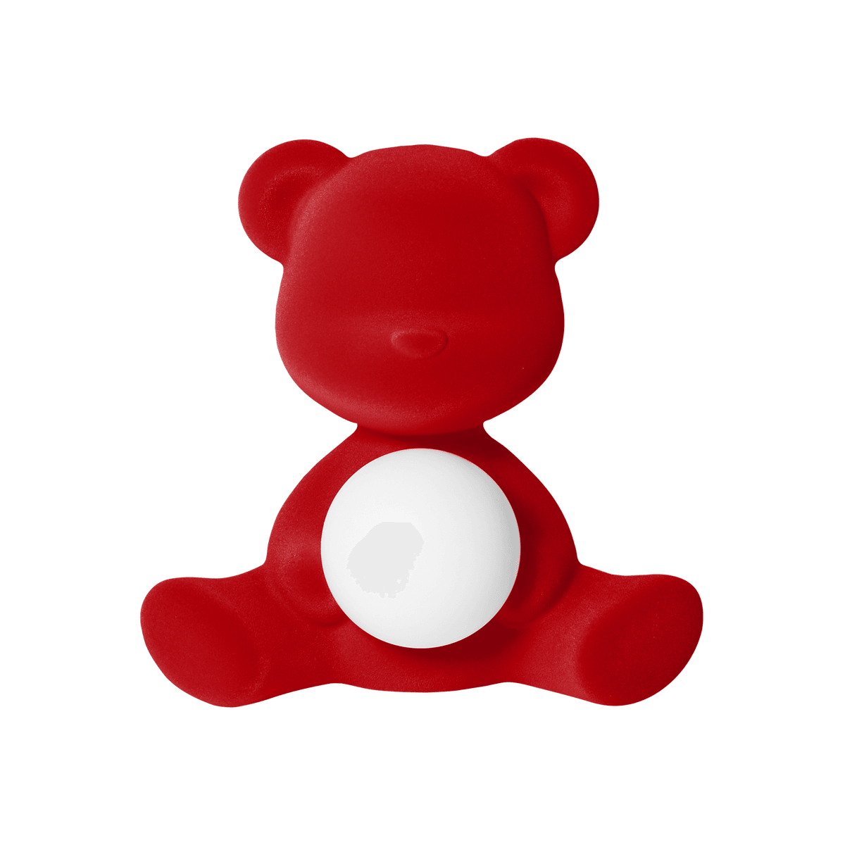 Lampa TEDDY GIRL VELVET czerwona Qeeboo    Eye on Design