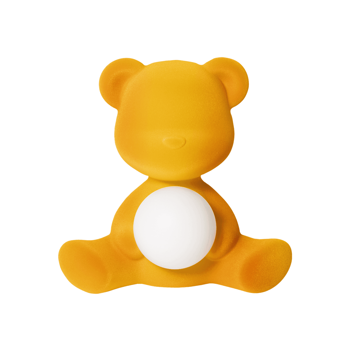 Lampa TEDDY GIRL VELVET żółta Qeeboo    Eye on Design