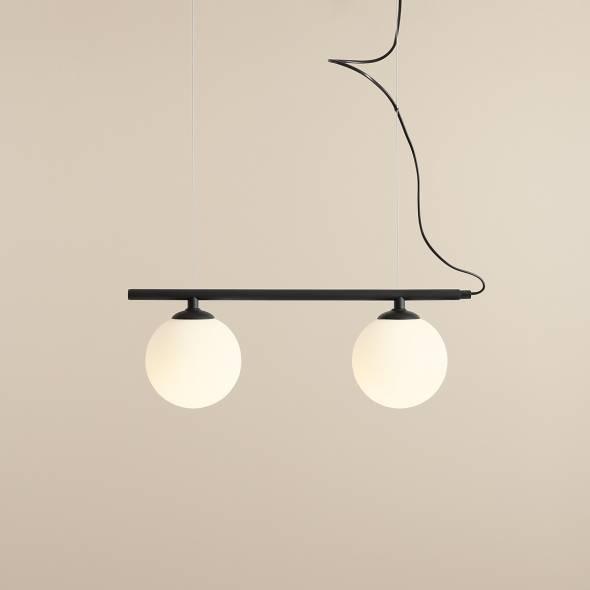 Lampa wisząca BERYL GLASS DUO czarny Artera    Eye on Design