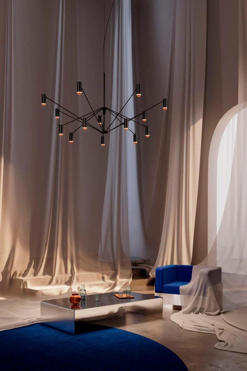 Lampa wisząca THE W czarny Marset    Eye on Design