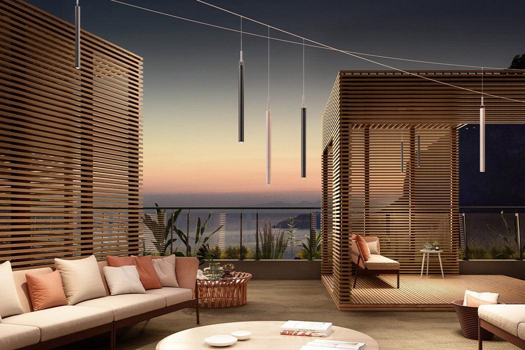 Lampa wisząca zewnętrzna TENEBRA BATTERY czarny Contardi    Eye on Design