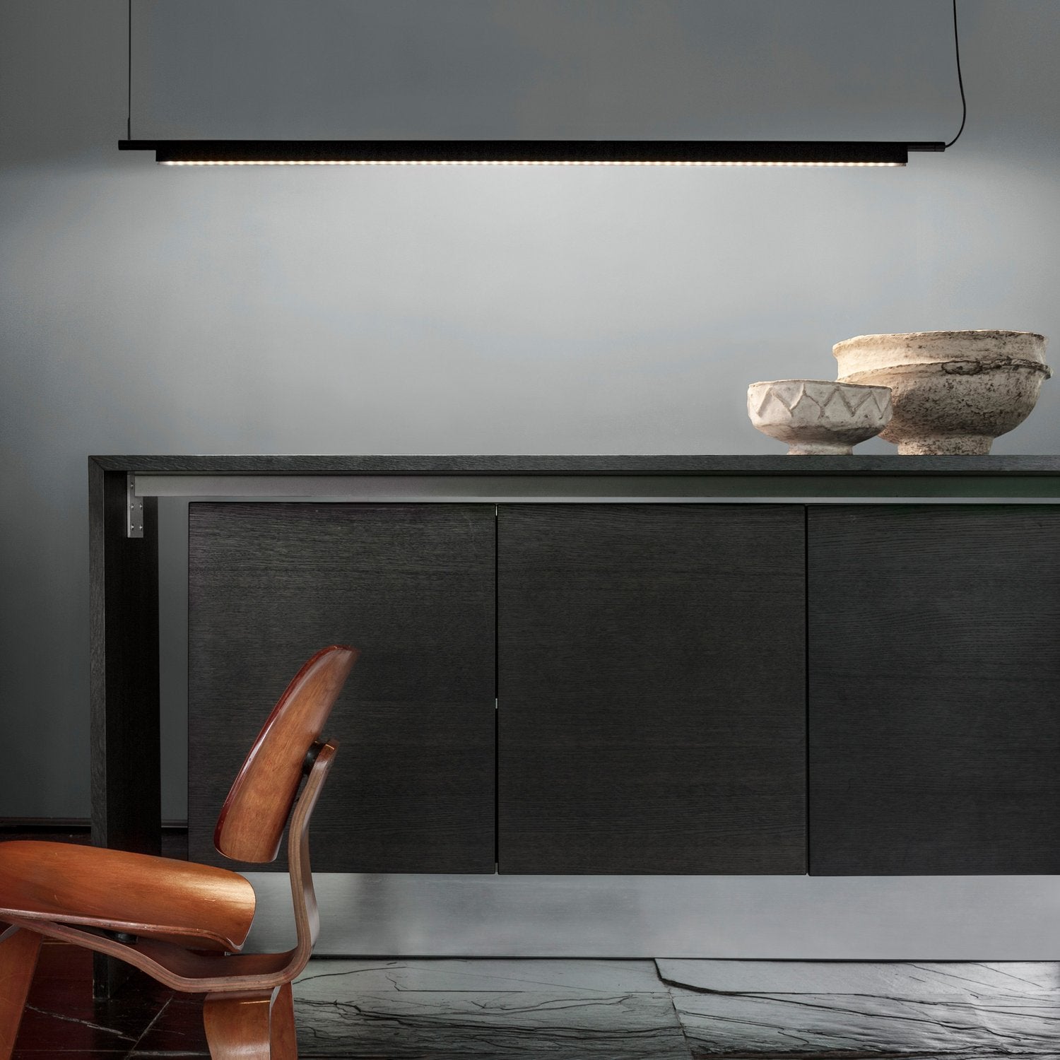 Závěsné svítidlo COMPENDIUM černé