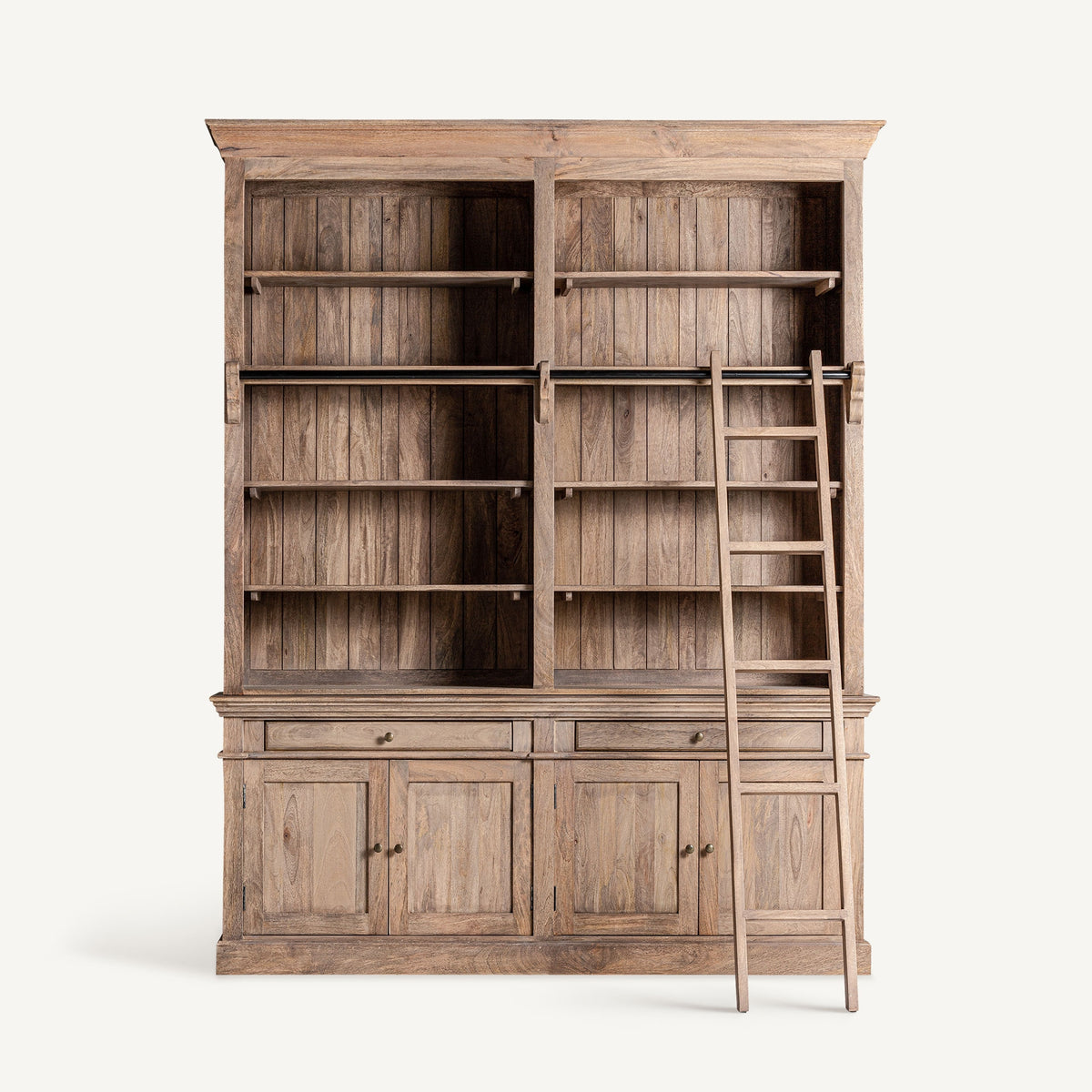 Biblioteczka MANDERN drewno mango – metal, Vical