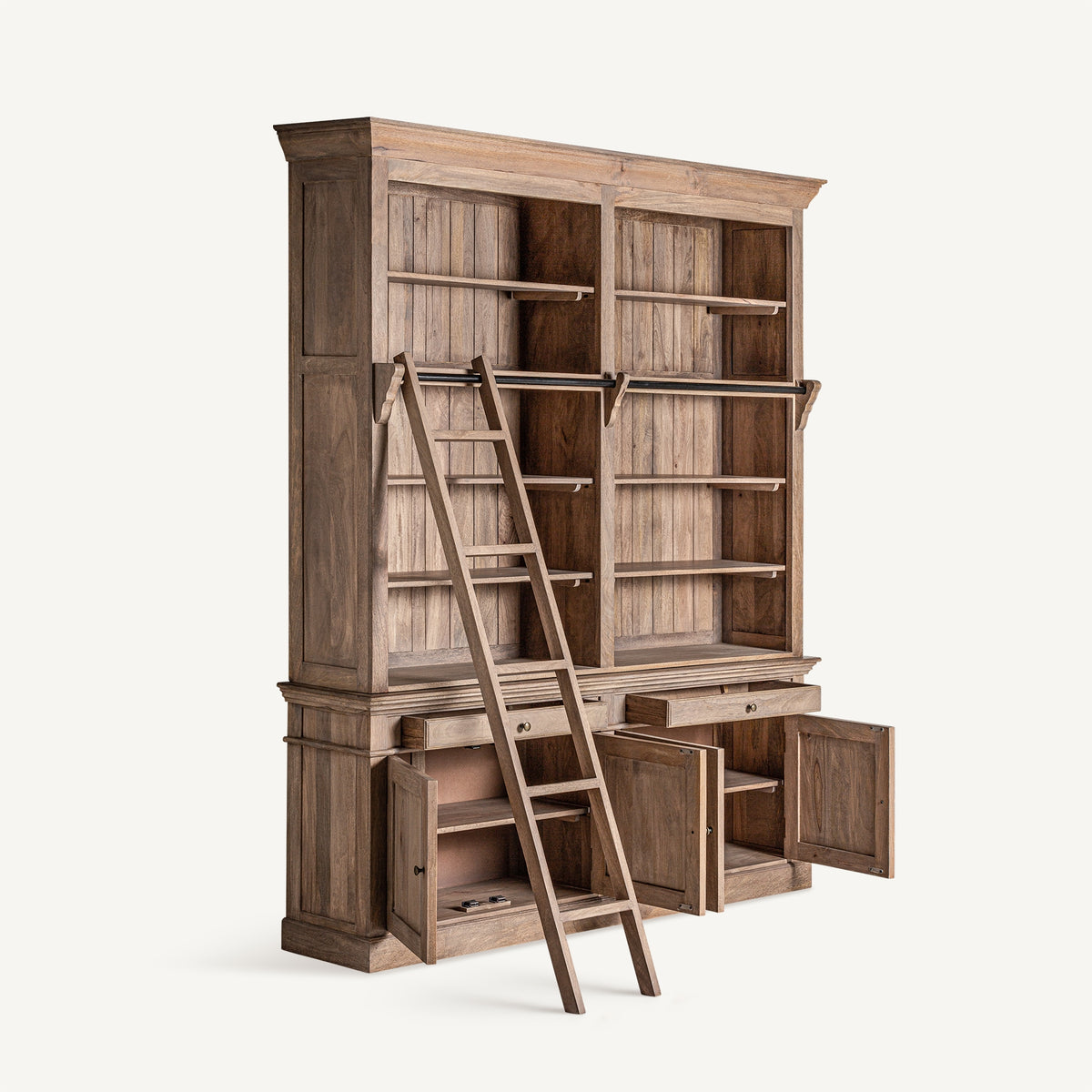 Biblioteczka MANDERN drewno mango – Vical