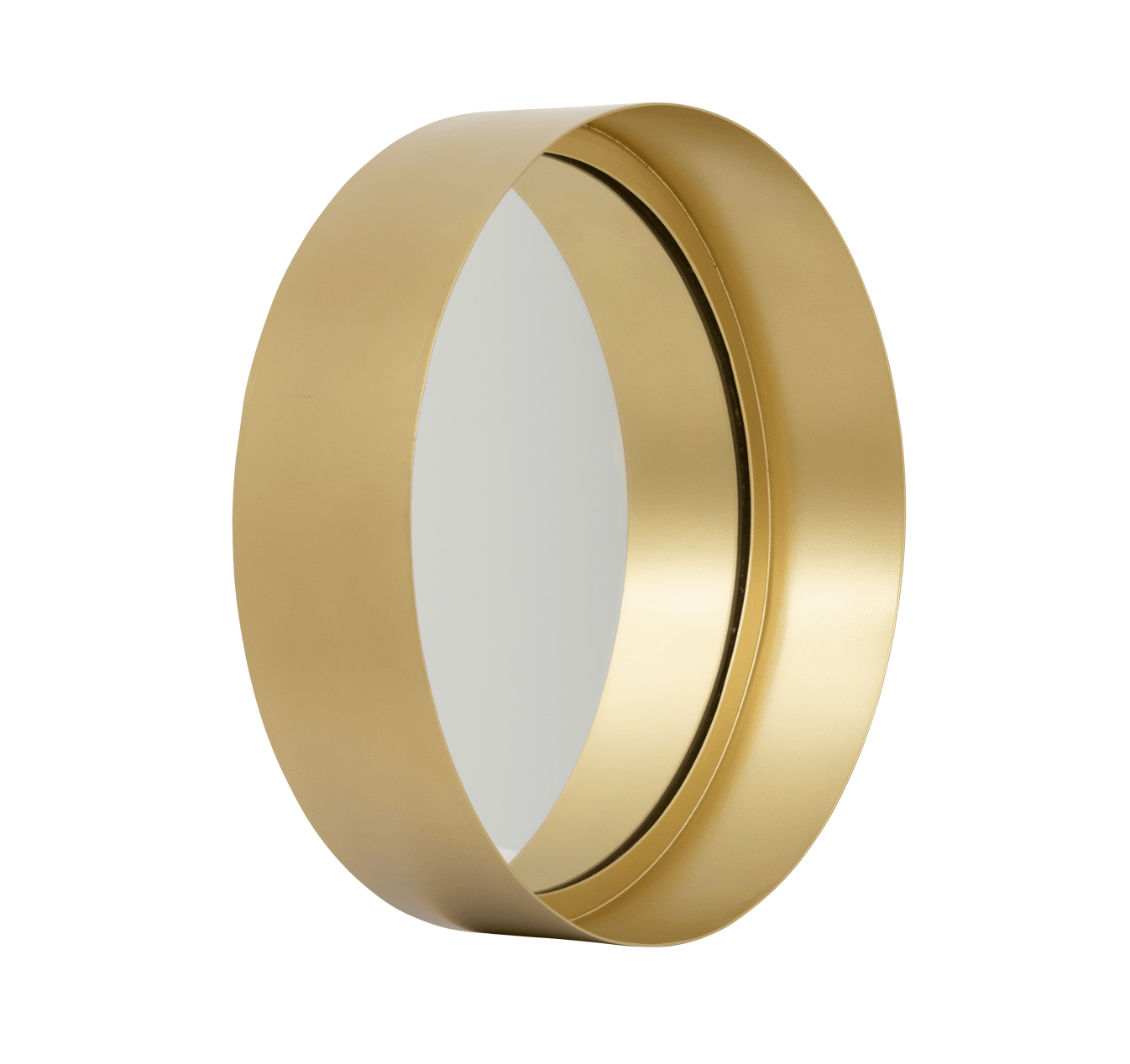 Lustro z głęboką złotą ramą Urban Nature Culture    Eye on Design