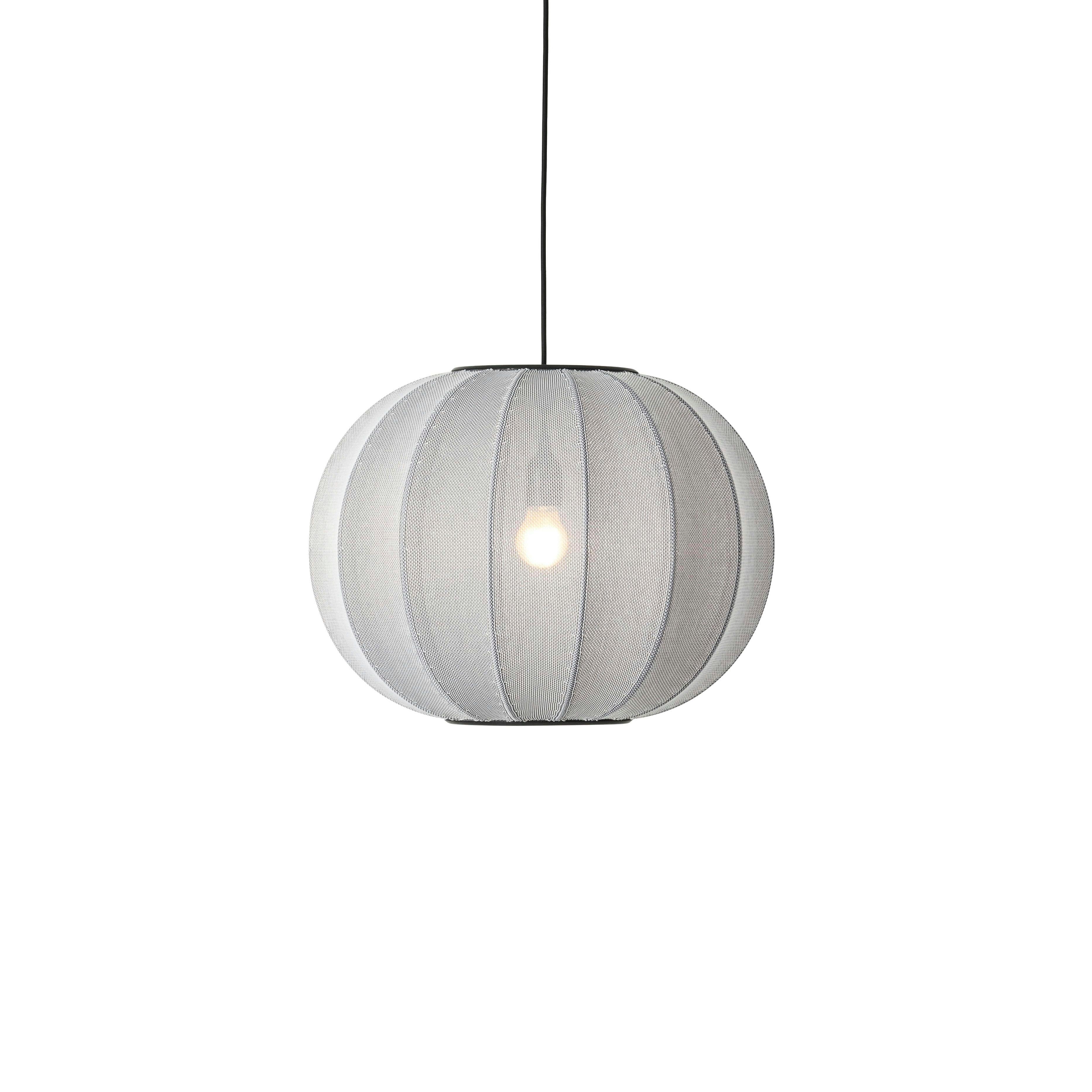 Závěsné svítidlo KNIT-WIT ROUND šedé