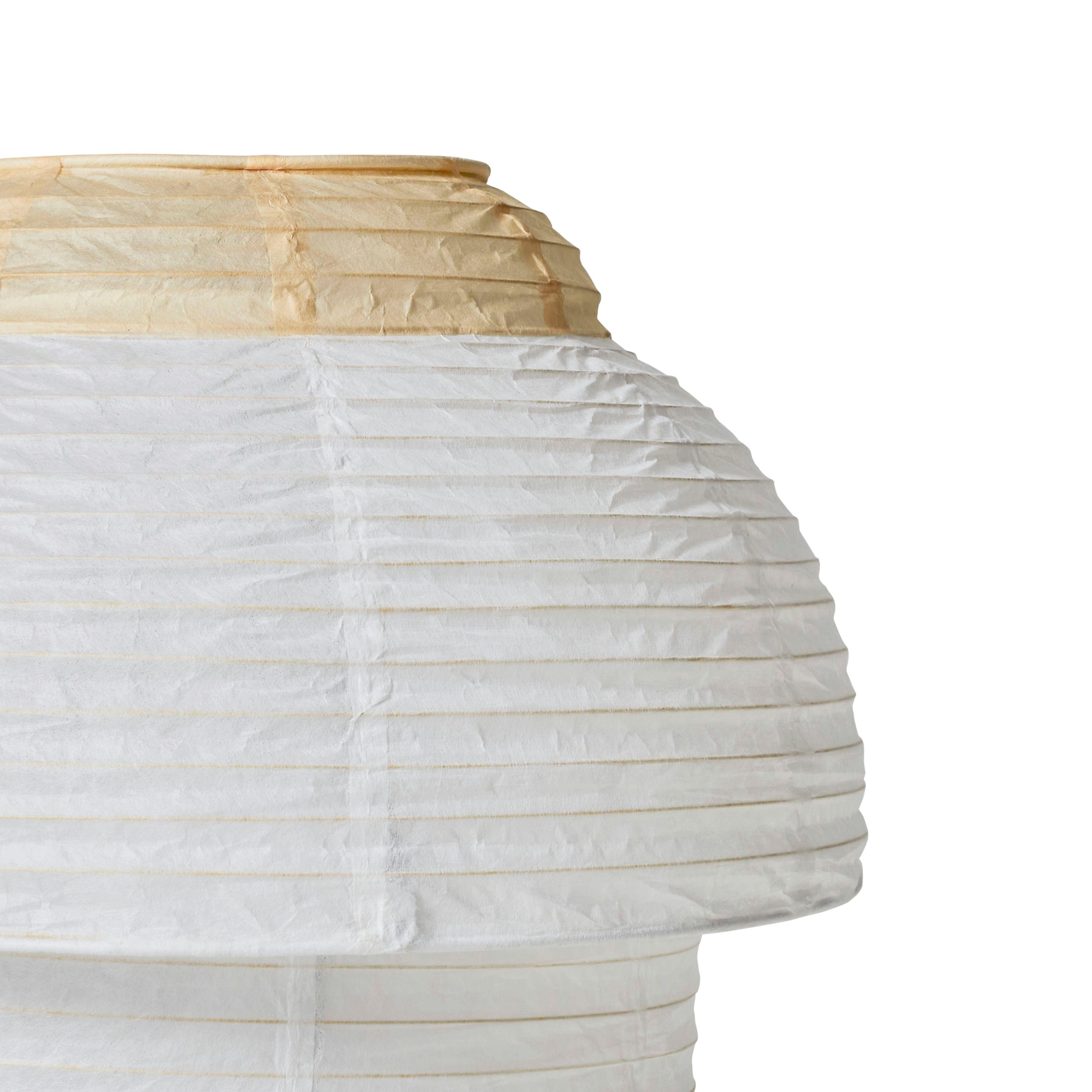 Stolní lampa PAPIER DOUBLE bílá se žlutou