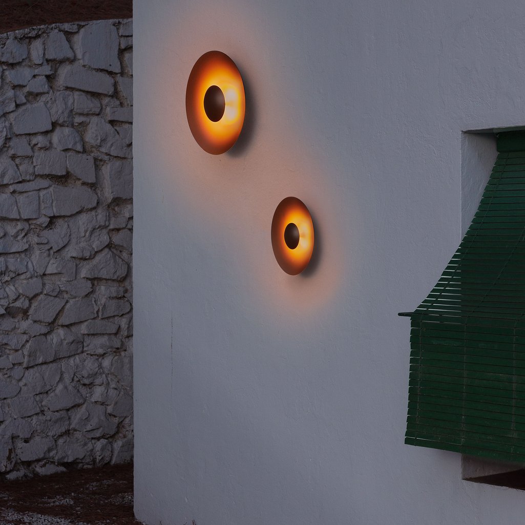 Kinkiet zewnętrzny GINGER rdzawobrązowy