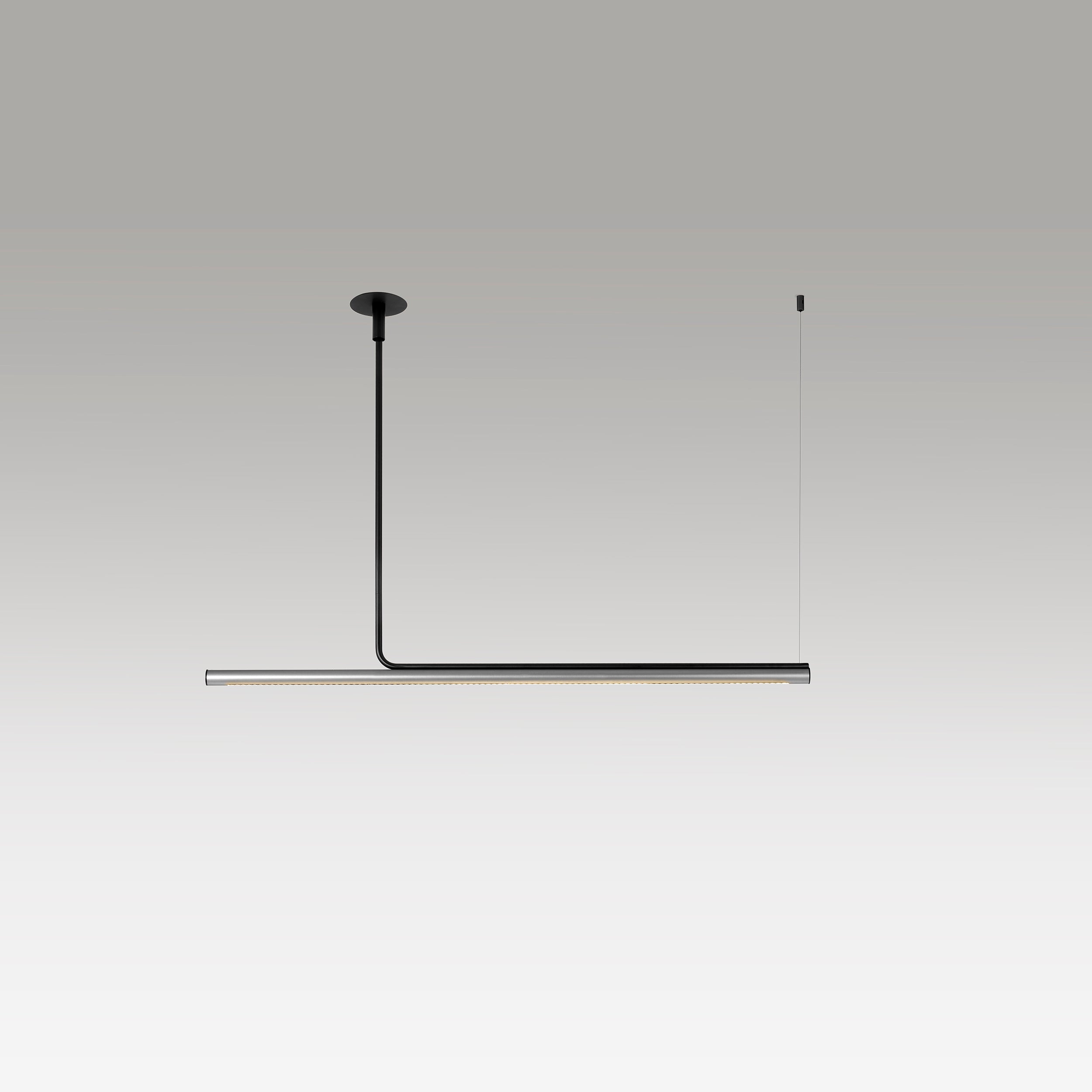 Stropní lampa AMBROSIA PRO stříbrná