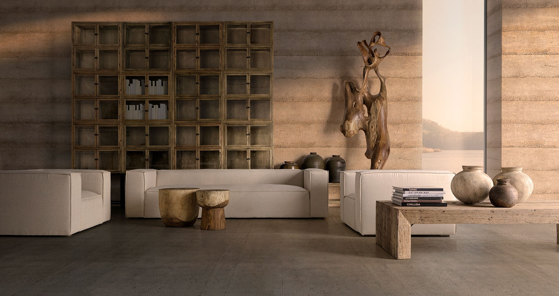 Stolek RIMINI dřevo suar