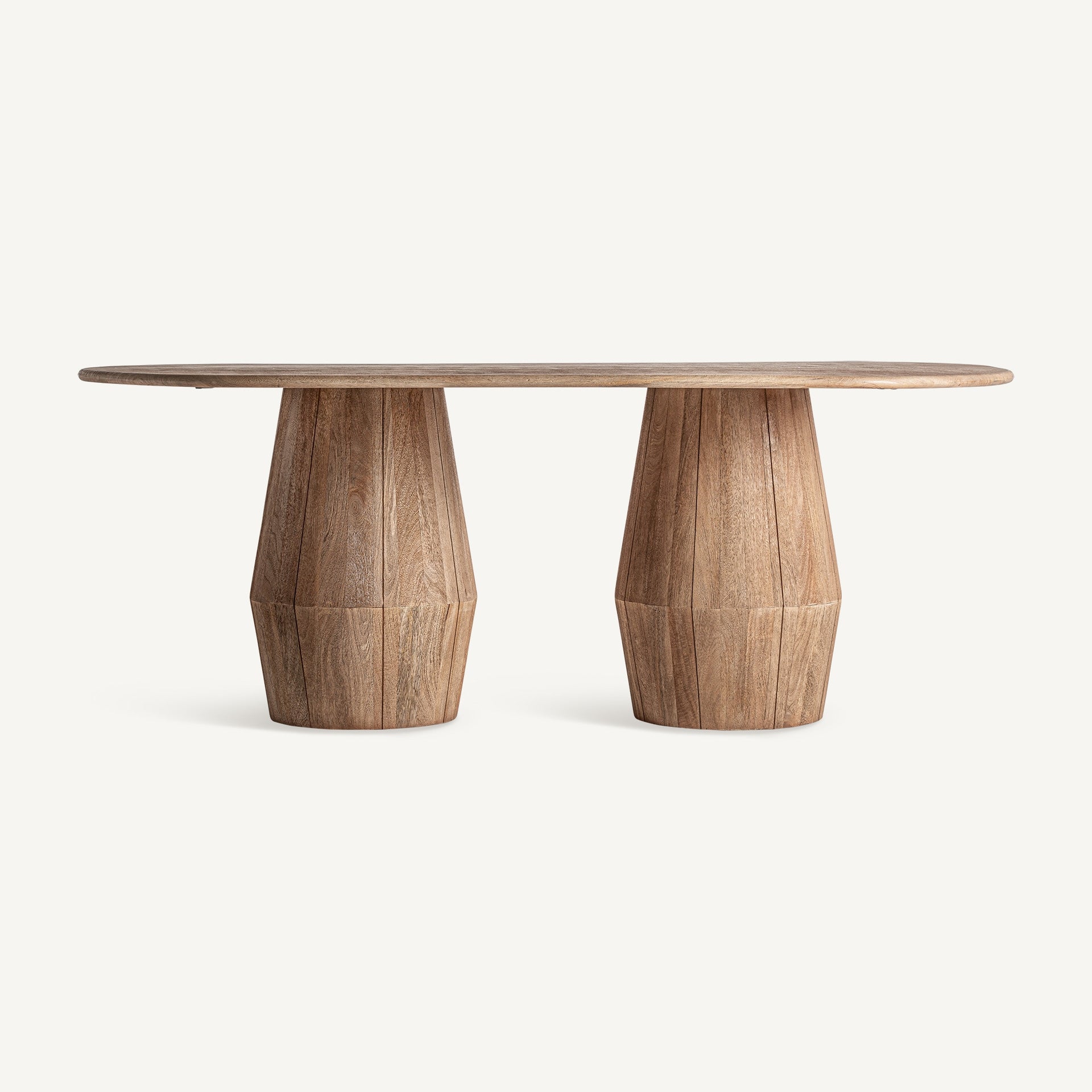 Oval Table JACQUARD Mango Wood