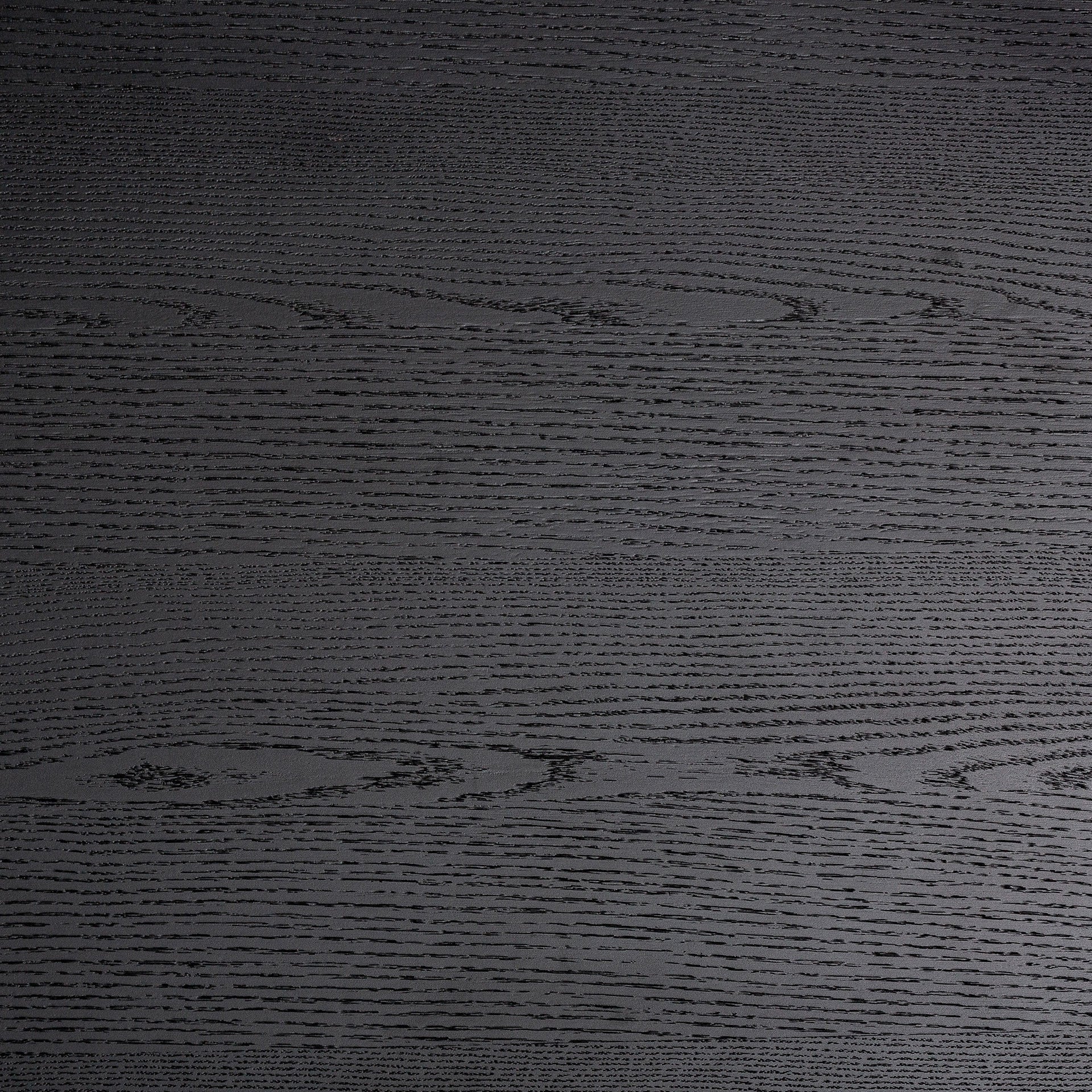 Ovalný stůl WEGGIS černé dubové dřevo