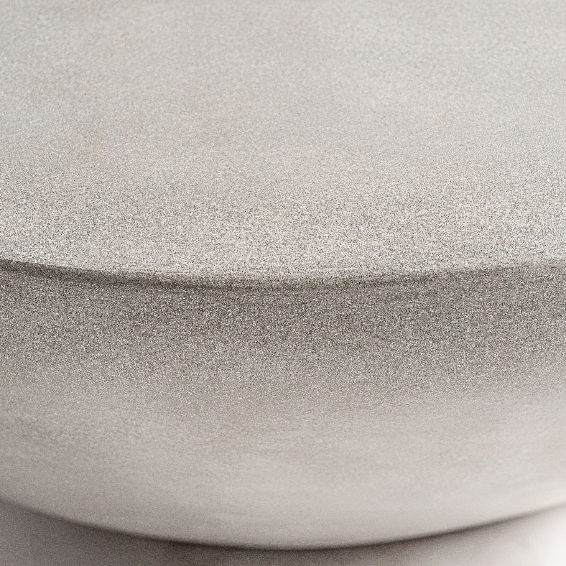 Gray Round Coffee Table TELFS