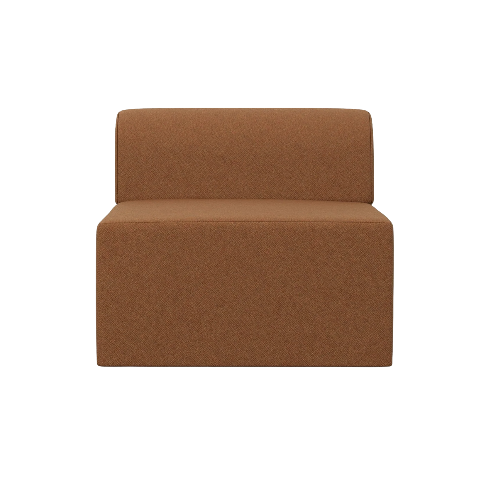 Modulová pohovka TORI - střední modul rezavý