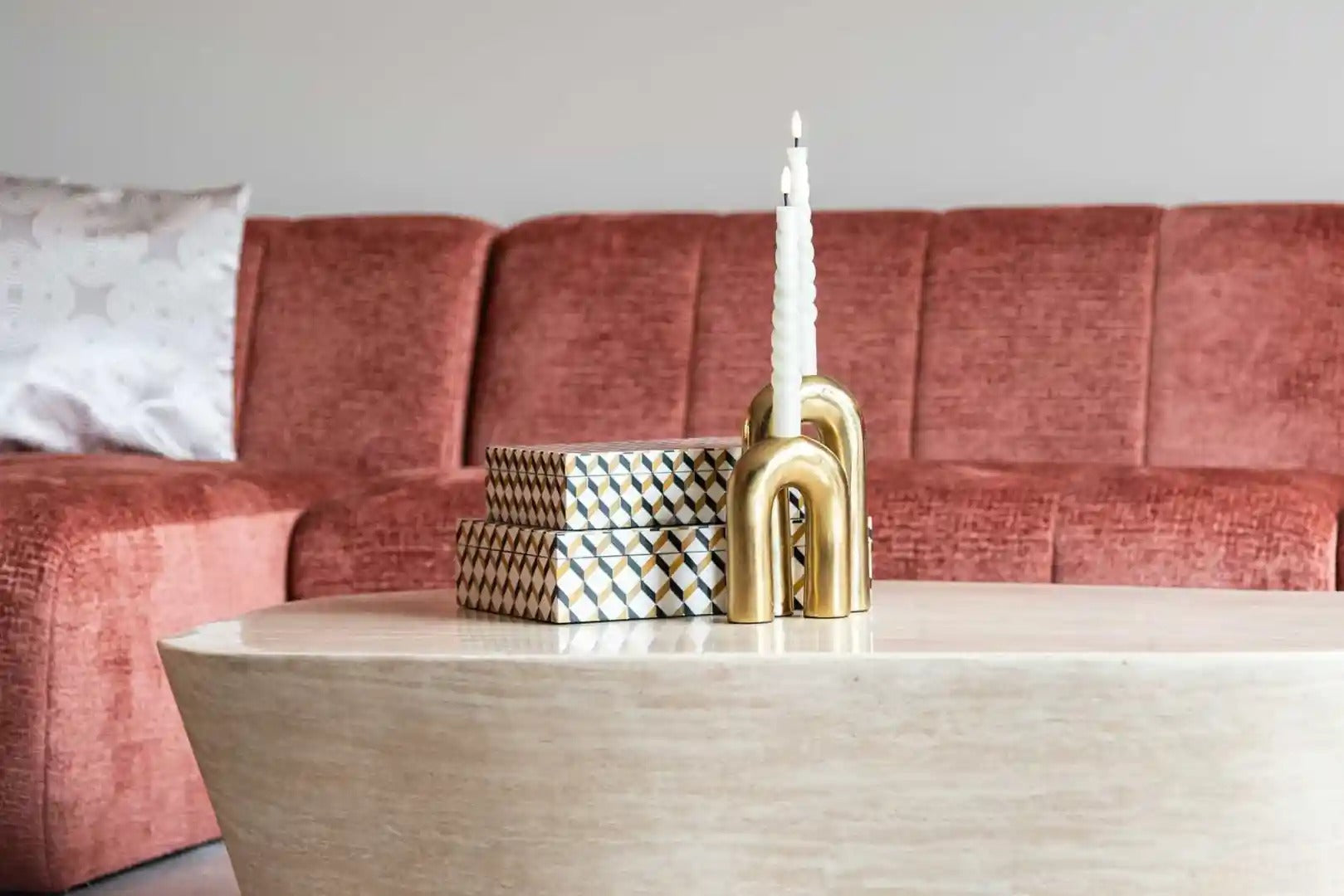 Konferenční stolek FICTUS béžový