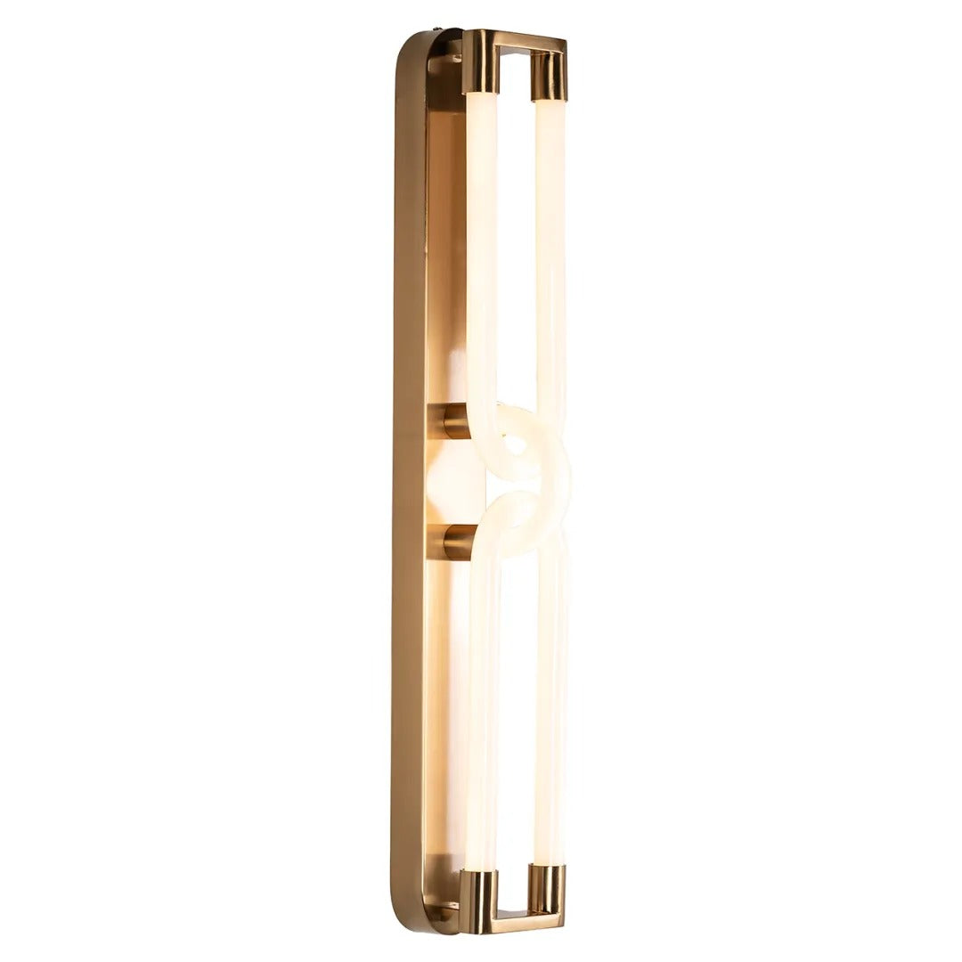 LYSA gold wall lamp