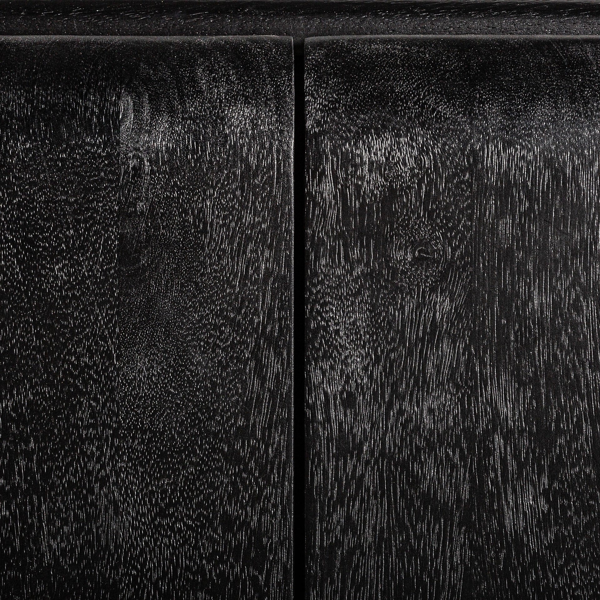 NORFOLK TV Stand black mango wood