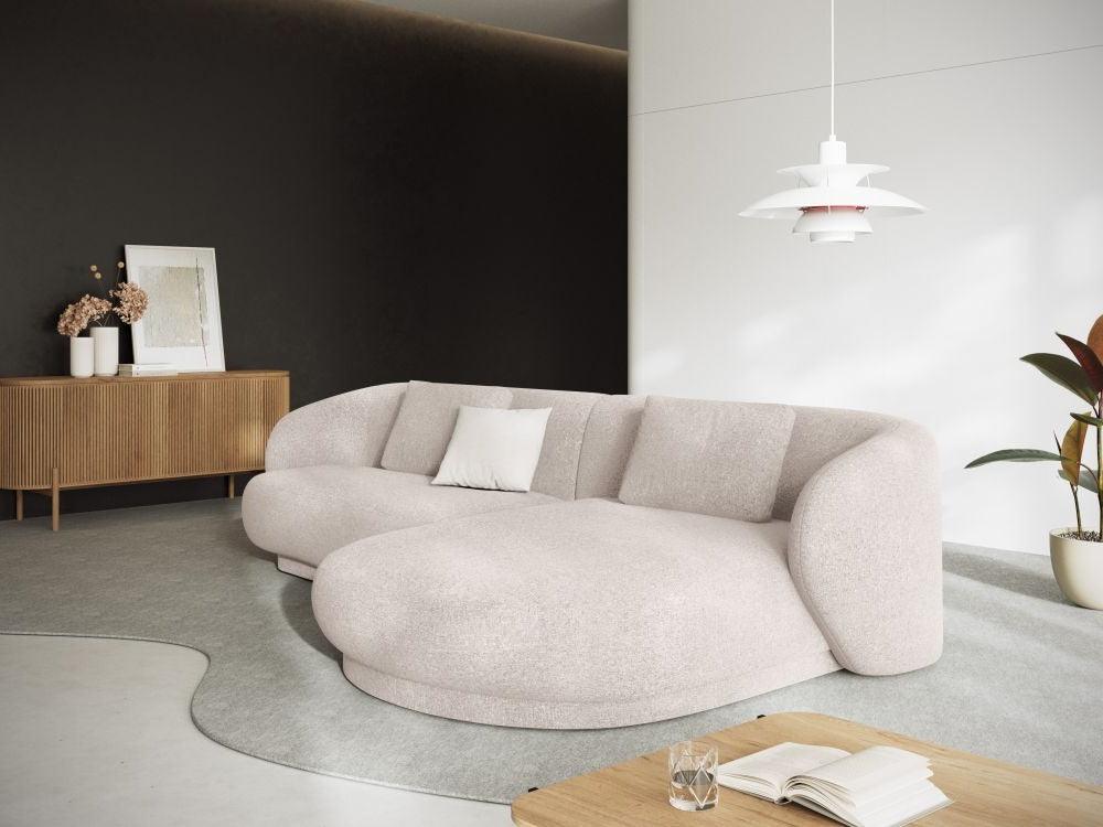 Narożnik prawostronny CAMDEN beżowy szenil Cosmopolitan Design    Eye on Design