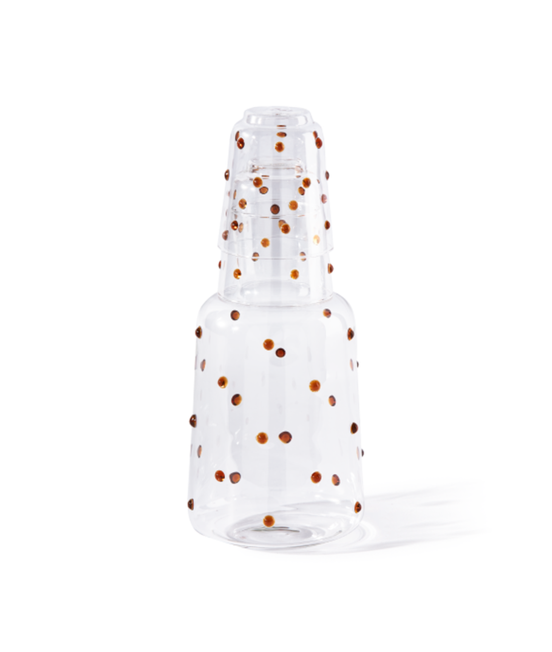 NOB FAT brown glass carafe