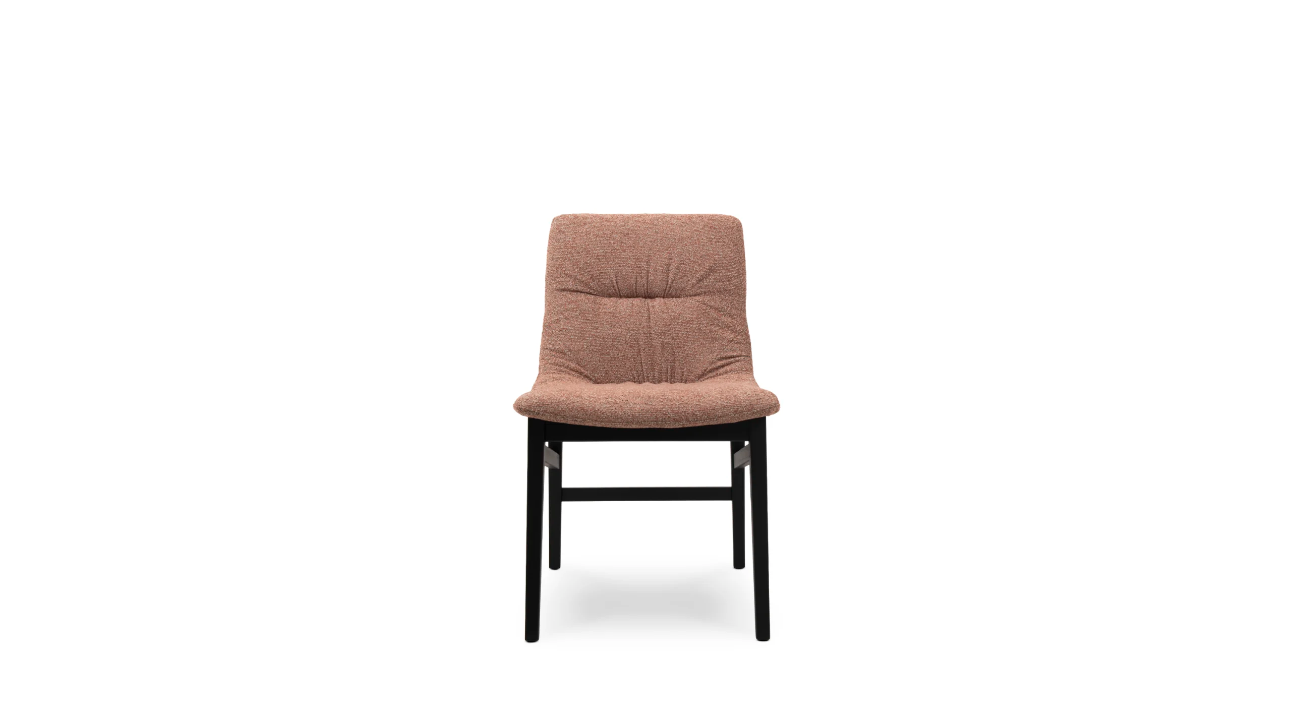 Krzesło WAVE tapicerowane z drewnianą podstawą